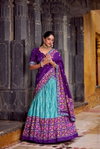 Vasaavi By Lnb1246 Tasar Silk Ikkat Print Lehenga With Blouse Dupatta Wholesale Online